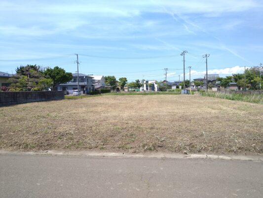 落合字上釜谷地 売地